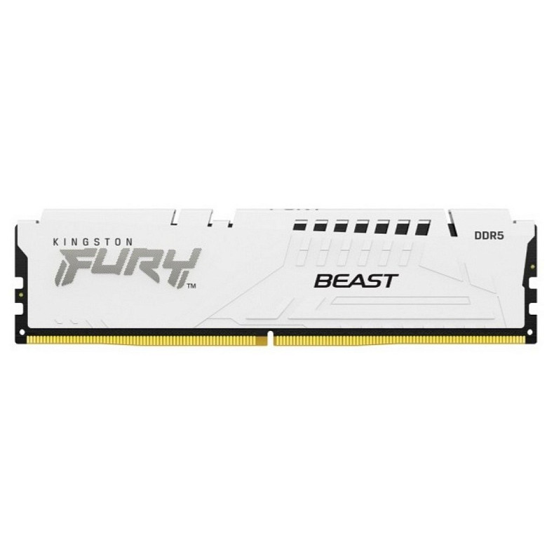 Память ПК Kingston DDR5 16GB 5600 FURY Beast Белый EXPO