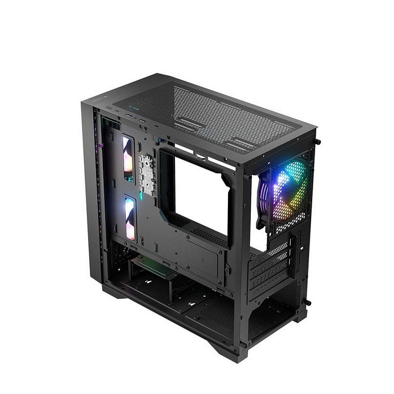 Корпус LogicConcept dart pro argb mini black mesh fans 3x120mm без БЖ mATX