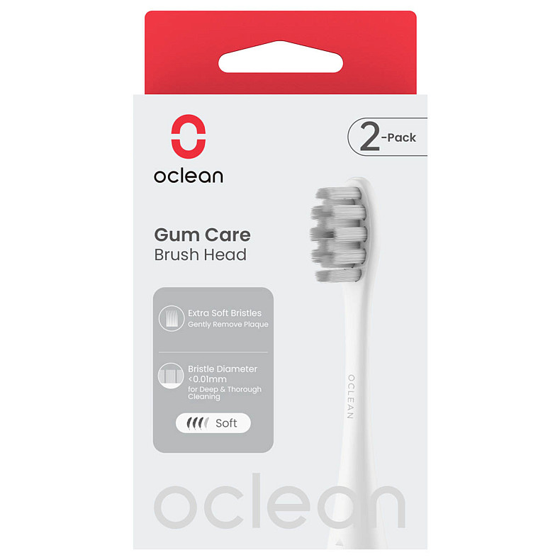 Oclean Brush Head Gum Care- 2 pack White