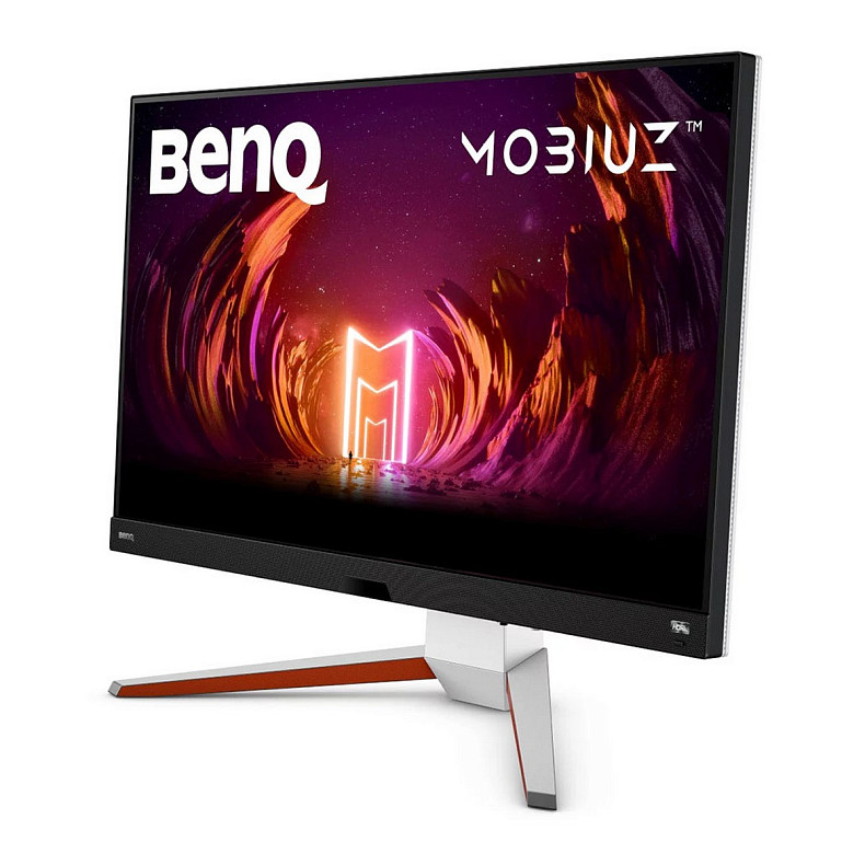 TFT 32" BenQ EX3210U, 4K UHD, IPS, 144Hz, 1 мс, HDMI, DP, USB-hub, HAS, колонки, белый