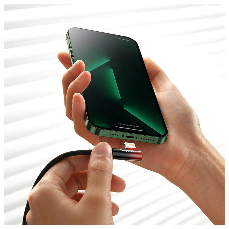 Кабель Baseus MVP 2 USB Type-C - Lightning, 20W, 1м Black/Red (CAVP000220)