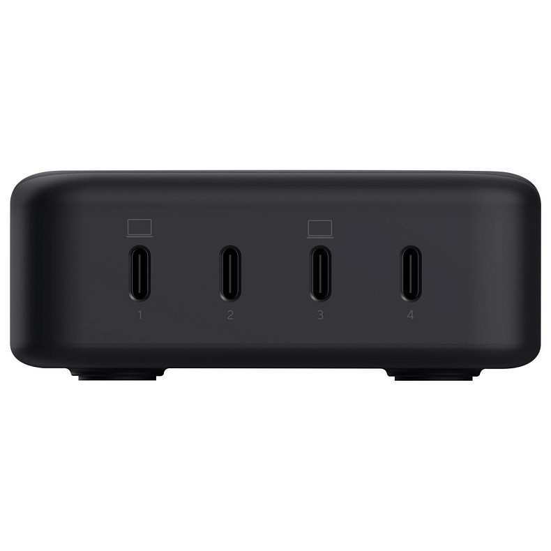 Зарядное устройство Trust Maxo 240Вт, GaN, 4xUSB-C,PD, черный