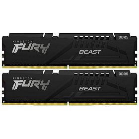 ОЗУ Kingston Fury Beast Black DDR5 2x16GB 6000 MHz (KF560C40BBK2-32)