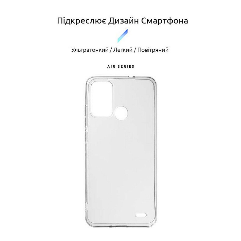 Чехол-накладка Armorstandart Air для ZTE Blade A52 Transparent (ARM63123)