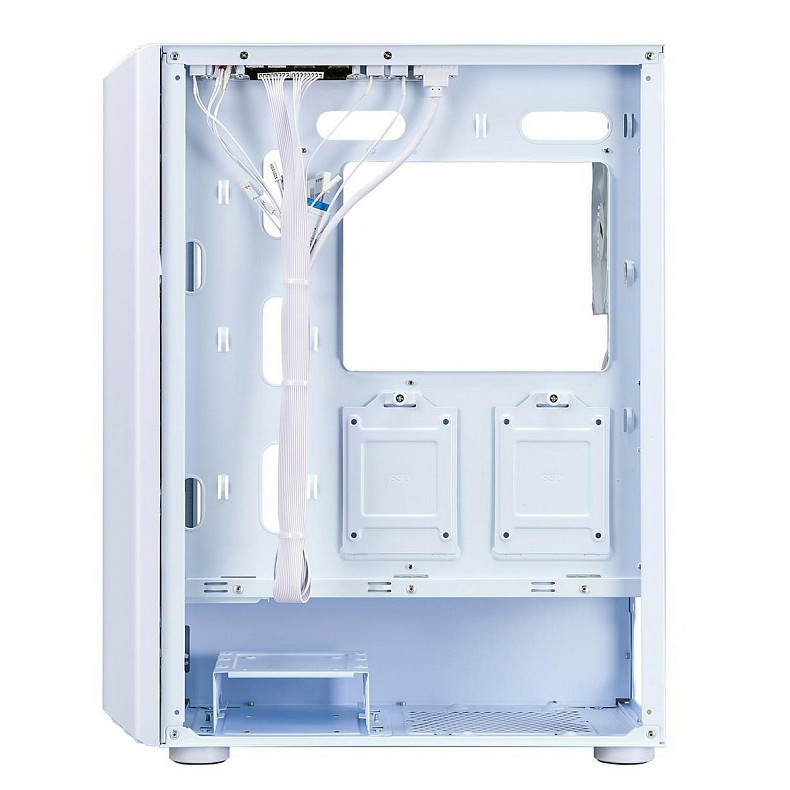 Корпус 1stPlayer H6-WH-4F7-W White без БП