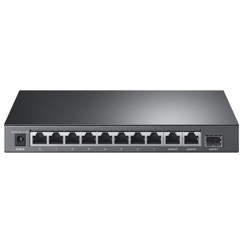 Комутатор TP-LINK TL-SL1311P 8x1FE/PoE+ 65W 2xGE 1xSFP