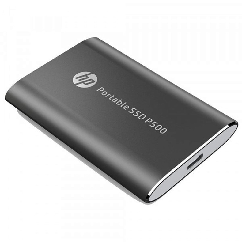 SSD накопичувач external, USB 3.1 Gen2 Type-C  1T, HP P500, TLC, Black, чорний, Retail (1F5P4AA)