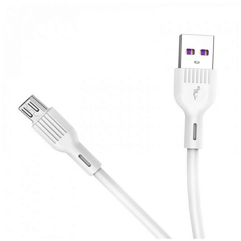 Кабель SkyDolphin S03V USB - microUSB 1м, White (USB-000421)