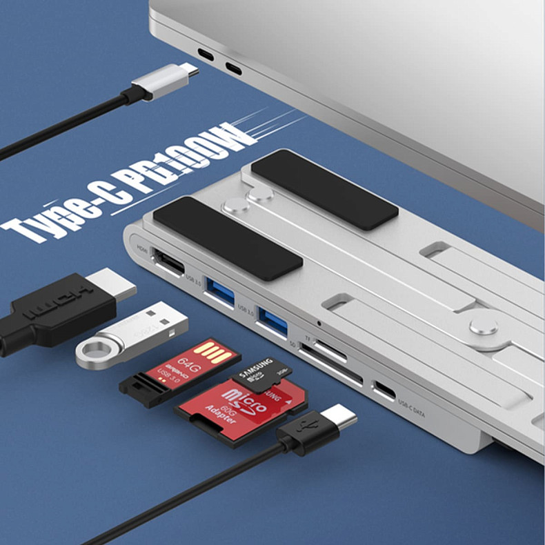 Док станція Choetech HUB-M43-SL