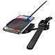 Беспроводное зарядное устройство Usams US-CD89 2in1 Wireless Charger 10W Black (CD89JN01)