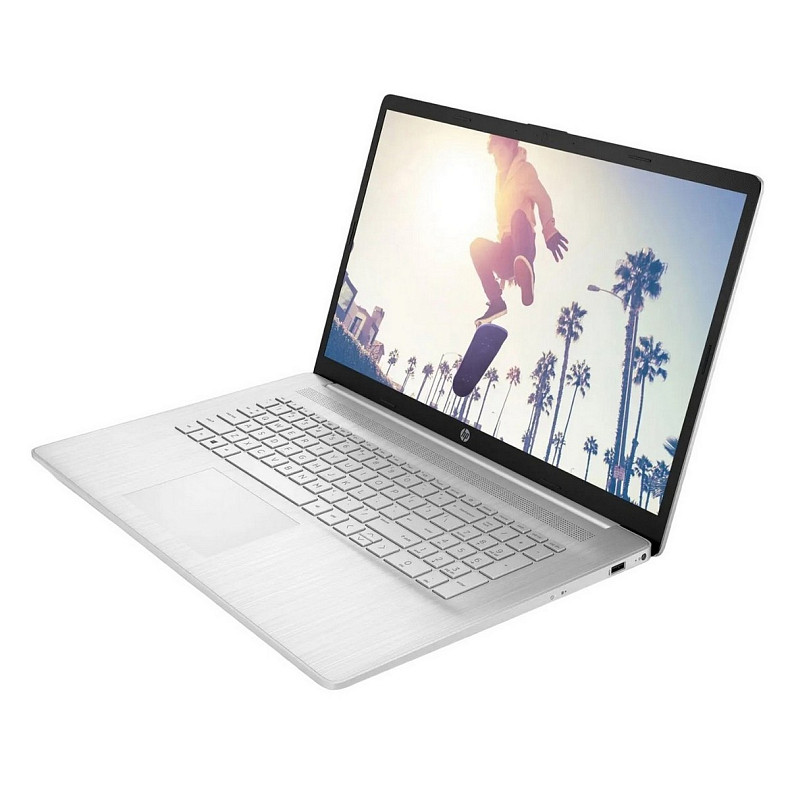 Ноутбук HP 17-cp3017ru 17.3" FHD IPS AG, AMD R7-7730U, 16GB, F1TB, UMA, DOS, серебристый