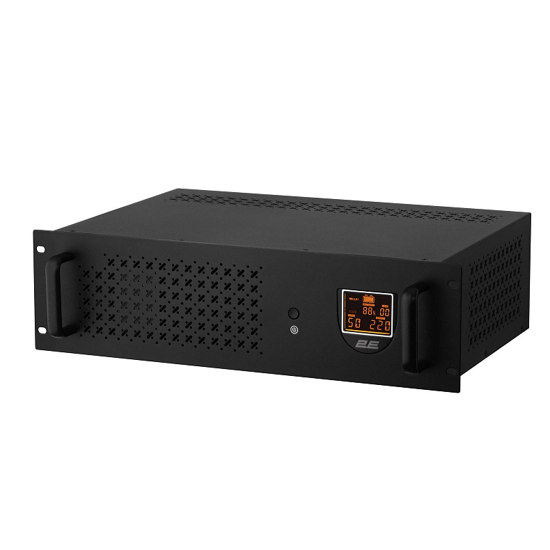 ИБП 2E RE1500, 1500VA/900W, RM 3U, LCD, USB, 3xSchuko