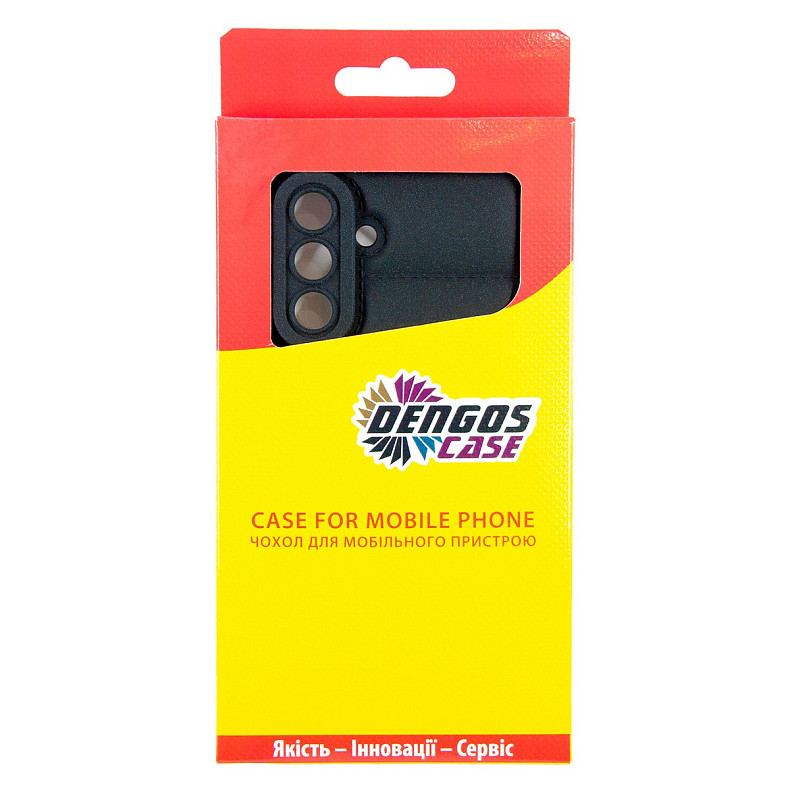 Чeхол-накладка Dengos Soft для Samsung Galaxy A36 5G SM-A366 Black (DG-TPU-SOFT-73)