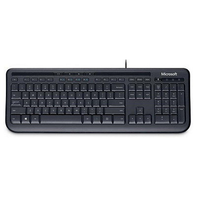 Клавіатура Microsoft Wired Keyboard 600 USB Black (ANB-00018)