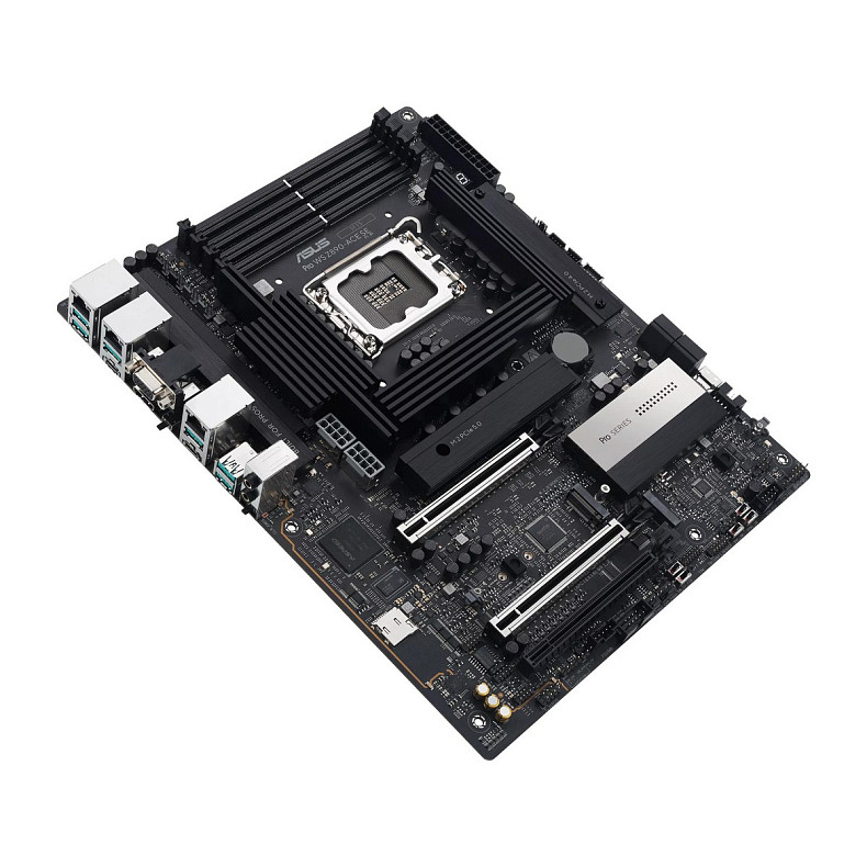 Материнская плата ASUS PRO WS Z890-ACE SE s1851 Z890 4xDDR5 M.2 HDMI USB Type-C D-Sub Wi-Fi BT ATX