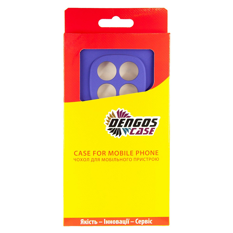 Чeхол-накладка Dengos Carbon для Xiaomi Redmi Note 14 Pro Purple (DG-TPU-CRBN-222)