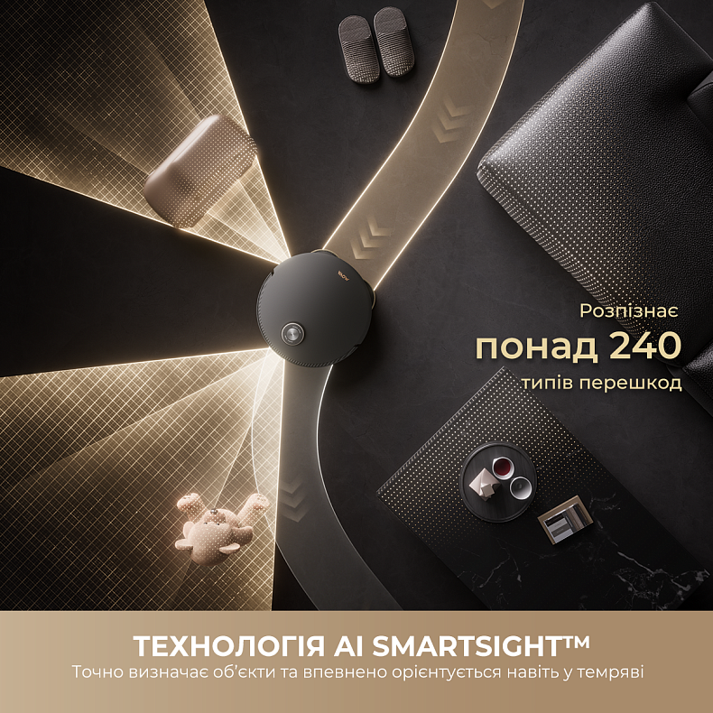 Робот пилосос MOVA MOBIUS 60 Black-EUA