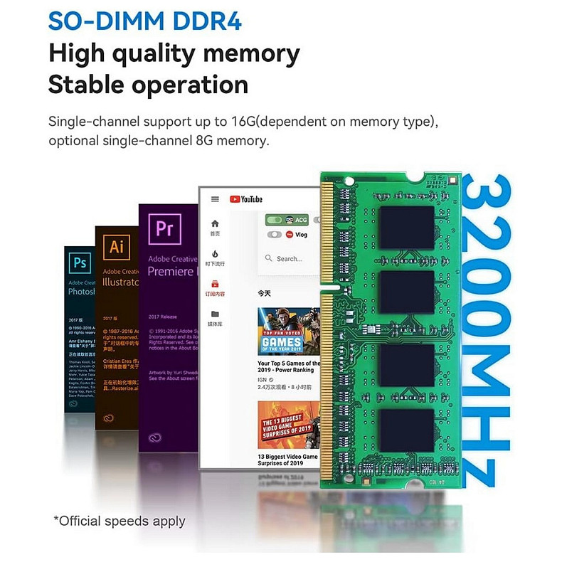 Неттоп Beelink Mini S12 Pro 16/500Gb