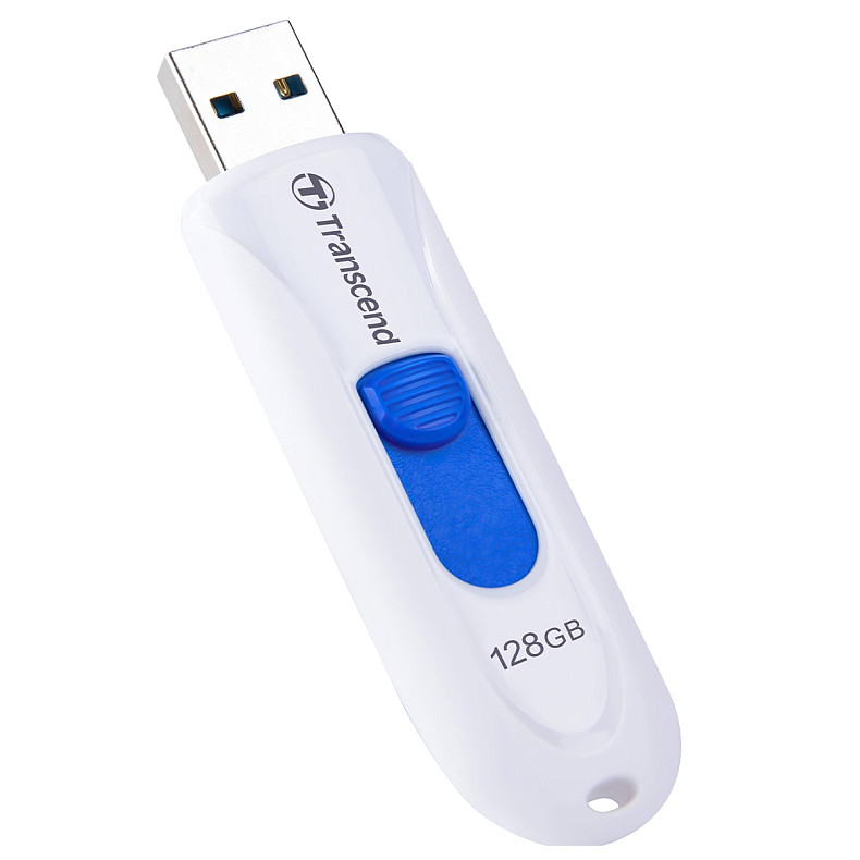 USB флеш-накопичувач Transcend JetFlash 790 128GB USB 3.0 White