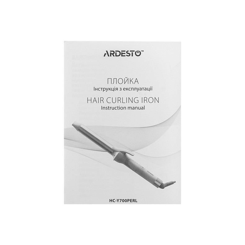 Плойка Ardesto Pearl Cream HC-Y700PERL, 48Вт, >200С, дисплей, кераміка, бежевий