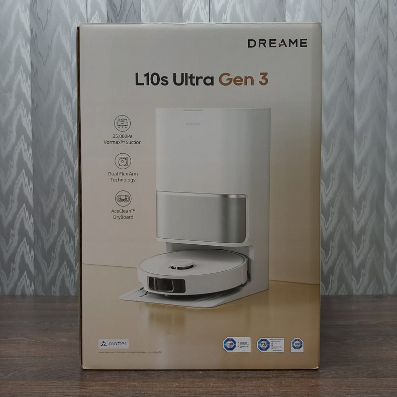Робот-пилосос миючий Dreame L10s Ultra Gen 3, White - Уцінка
