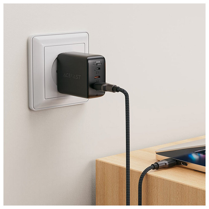 Кабель USB 2.0 USB-A to USB-C, 1,2 м, 3.0A, silicone braid C10-04 Acefast