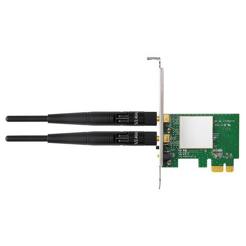 Беспроводной адаптер Edimax EW-7612PIN v2 (N300, +крепление low profile, 2 антенны по 3 дБи)