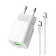 Сетевое зарядное устройство ColorWay GaN Mini 35W PD Port PPS USB (Type-C PD + USB QC4.0) White (CW-