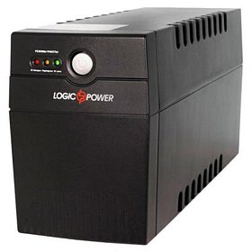 ИБП LogicPower LPM-700VA-P, Lin.int., AVR, 2 x евро, пластик