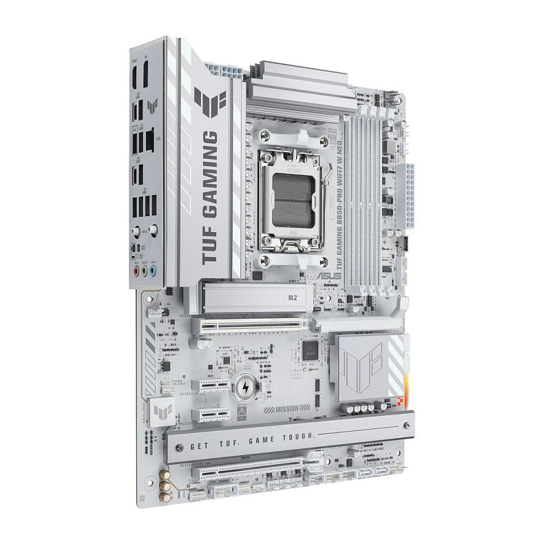 Материнcька плата ASUS TUF GAMING B850-PRO WIFI7 W NEO sAM5 B850 2xDDR5 M.2 HDMI DP Wi-Fi BT ATX біл