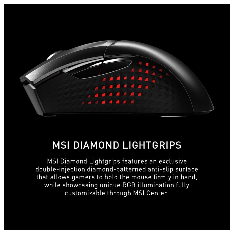 Мышка MSI Clutch GM51 LIGHTWEIGHT WIRELESS (S12-4300080-C54)