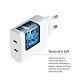 Зарядний пристрій ColorWay GaN Mini 50W PD Port PPS USB (Type-C PD 30W + Type-C PD 20W) Wh