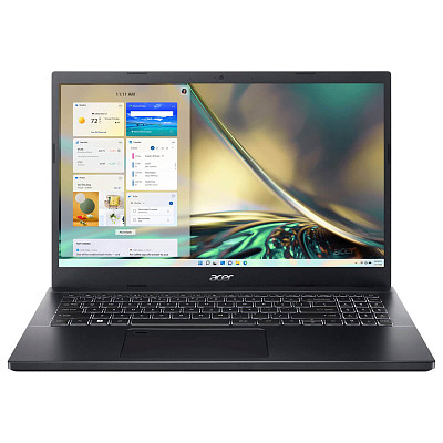 Ноутбук Acer Aspire 7 A715-76G 15.6" FHD IPS, Intel i5-12450H, 16GB, F512GB, NVD3050-4, Lin, чорний