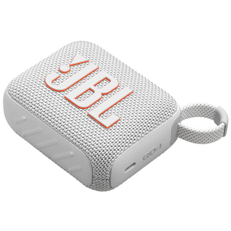 Портативна акустика JBL GO 4 White (JBLGO4WHT)