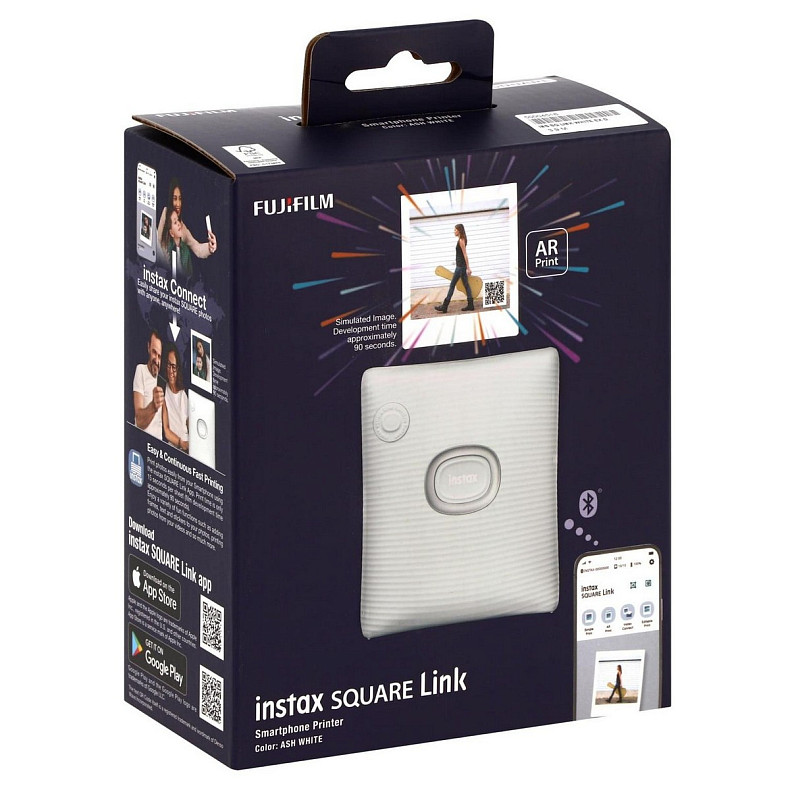 Фотопринтер Fujifilm INSTAX SQ Link White