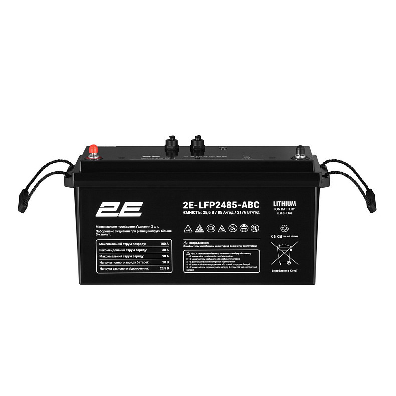 Акумуляторна батарея 2E LFP24, 24В, 85Ah, ABC 8S (2E-LFP2485-ABC)