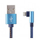 Кабель Cablexpert (CC-USB2J-AMLML-1M-BL) USB 2.0 - Lightning, премиум, 1м, синий