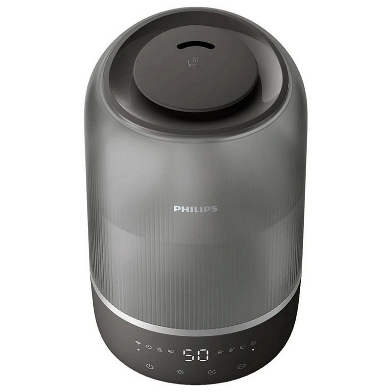 Зволожувач повітря Philips традиційне зволоження Series 1000, 41м2, 3л, 275мл/г, електр. кер-ння, ре