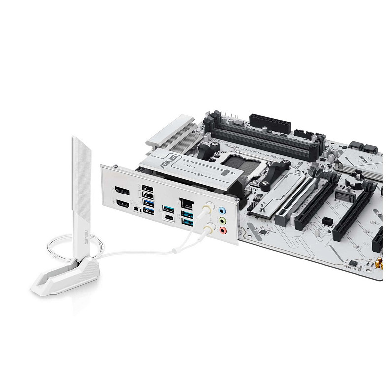 Материнcька плата ASUS B650E MAX GAMING WIFI W sAM5 B650 4xDDR5 M.2 HDMI DP WiFi BT ATX