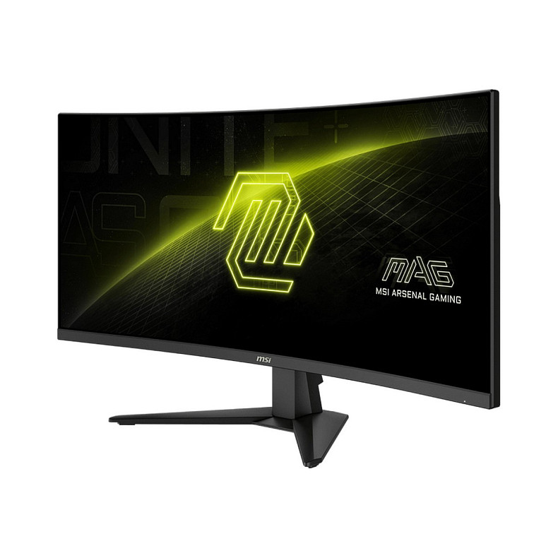 Монитор MSI 34" MAG 346CQ 2x HDMI, DP, Audio, VA, 3440x1440, 21:9, 180Hz, 1ms, sRGB 100%, CURVED, Ada