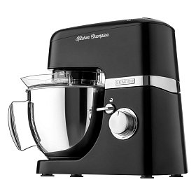 Кухонная машина Sencor STM63XX, 1000Вт, чаша-металл, корпус-пластик, насадок-15, черный
