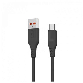 Кабель SkyDolphin S61V USB - мicroUSB 1м, Black (USB-000448)