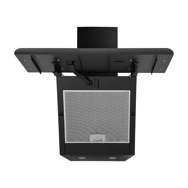 Витяжка Ardesto похила, 60см, 900м3ч, скло, 2х1Вт LED, сенсор, чорний