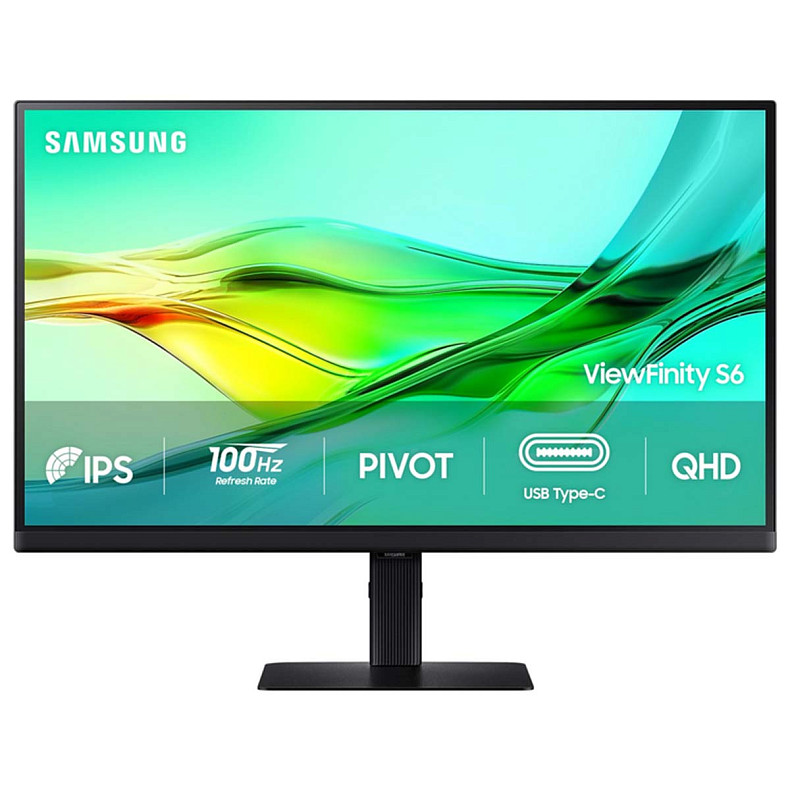 Монітор Samsung IPS 27",2560*1440,100Гц LS27D604UAIXCI