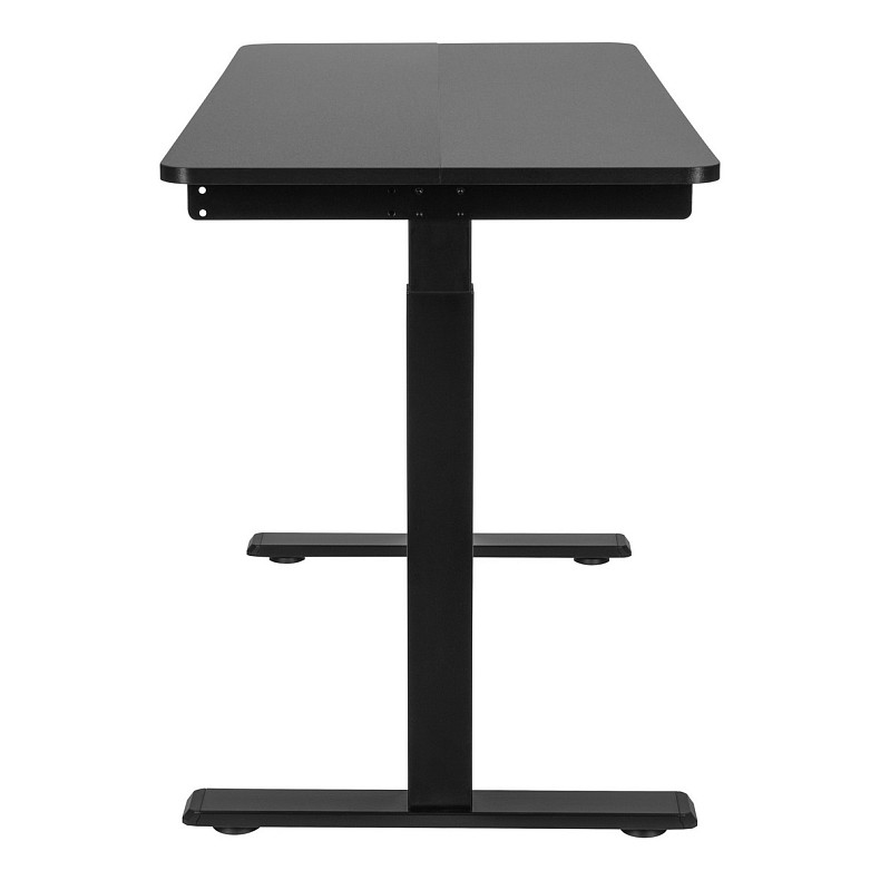 Стол компьютерный 2E СЕ120B-MECHANIC, регулировка высоты, механика, 72/120х120x60см, черный