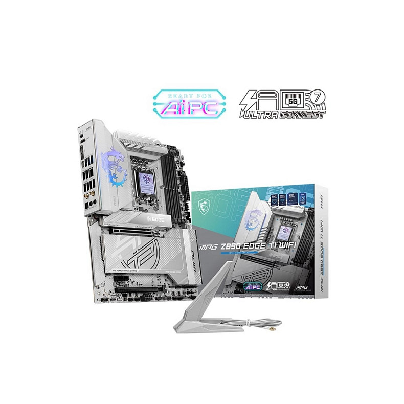 Материнcька плата MSI MPG Z890 EDGE TI WIFI s1851 Z890 4xDDR5 M.2 HDMI Wi-Fi BT ATX