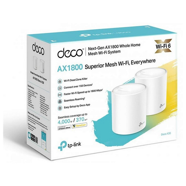 WiFi Mesh система TP-Link Deco X20(3-pack)