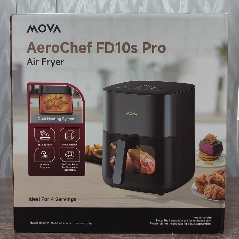 Мультипіч MOVA AeroChef FD10s Pro Black - Уцінка