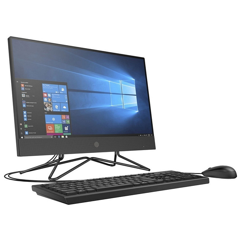 Моноблок HP 200 G4 i5-1235U, 8GB, 256Gb SDD, Cam, K&M, DOS, Iron Gray