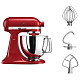 Кухонний комбайн KitchenAid Artisan 4,8 л 5KSM125EER з відкидним блоком червоний